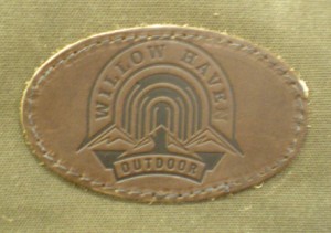 Willow Haven Outdoor Leather Logo Patch Willow Haven Outdoor Leather Logo Patch