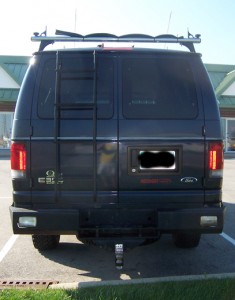 Bug Out Van - Back View Bug Out Van - Back View