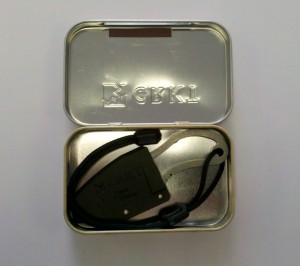 RSK Mk5 Packed in a Survival Tin