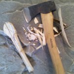 Step # 5: A nice sharp axe will do most of the work for you.