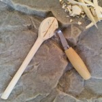 Step # 8: Once you complete the shape of the spoon, use a Spoon Hook Knife to carve out the spoon bowl.
