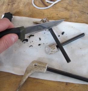 Carving Away Excess Pine Sap Glue