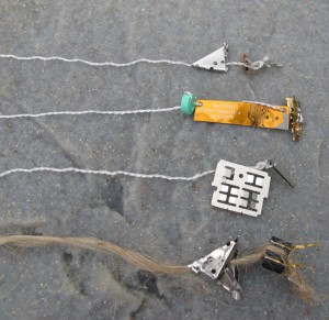 Artificial Lures From Cell Phone Parts - Set 1