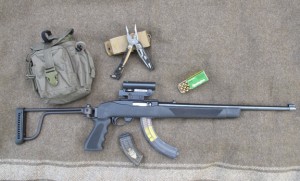 Ruger 10-22: Folding Stock Extended