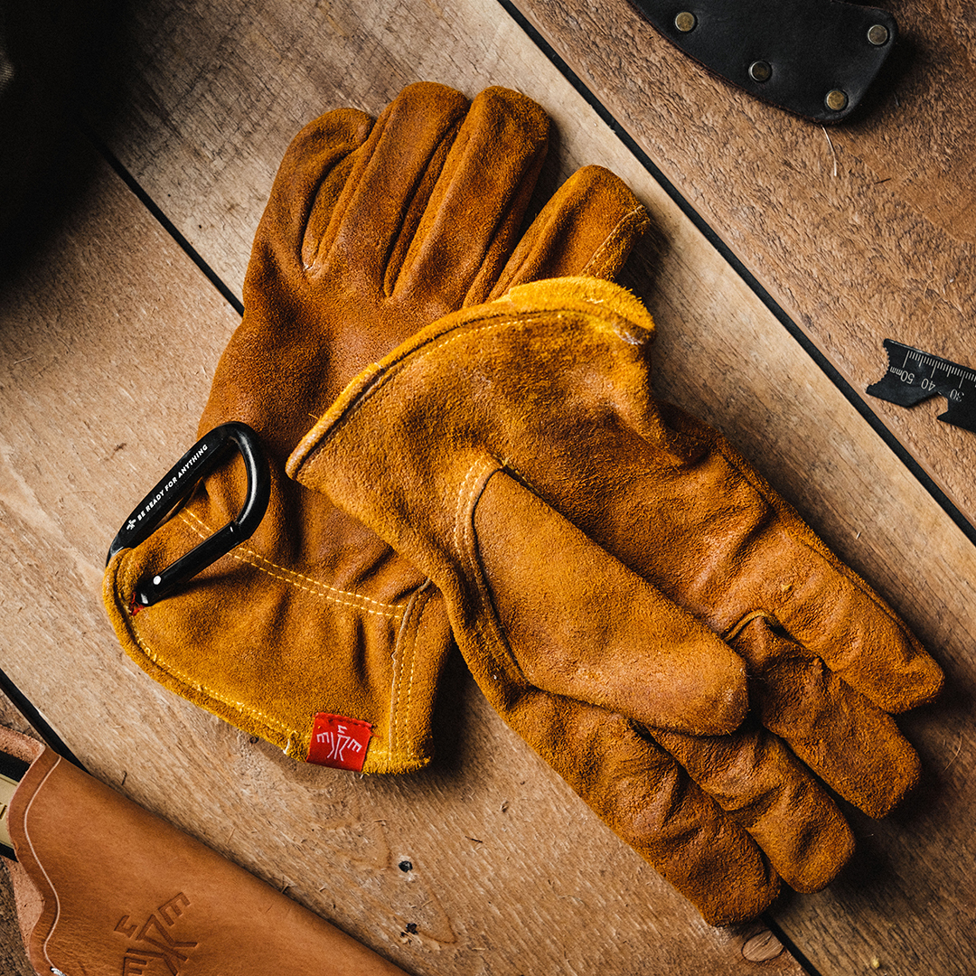 BUSHCRAFT GLOVES REVIEW: ThunderCrow “Rough Out” Cowhide Leather Gloves ...